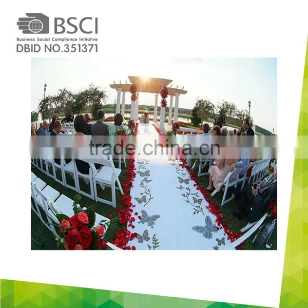 High Quality Decorative White Wedding Runner/wedding Carpet/mat Exhibition Carpet photo-3