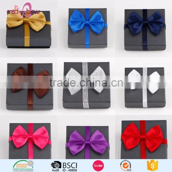 Hot Sale Custom Satin Ribbon Bow Pre-made Bow photo-3
