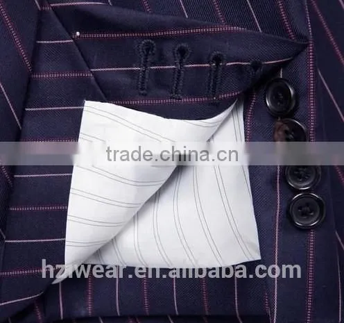 2015 New Stripe Notch Lapel Business Suits for Man / Suit Men photo-5