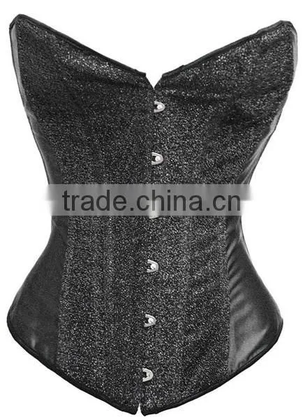 New Feeling Whole Sale Cheap Halloween Hot Sale Mature Women Burlesque Waist Cincher Corset Purple Red Green Golden Blue Color photo-4
