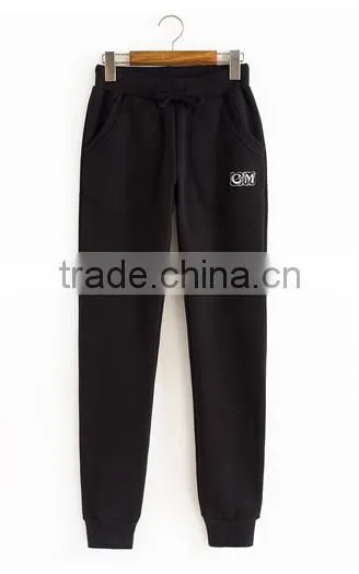 Customized CVC 80/20Cotton Sports Pants Cheaper Promotional Pants for Women photo-4
