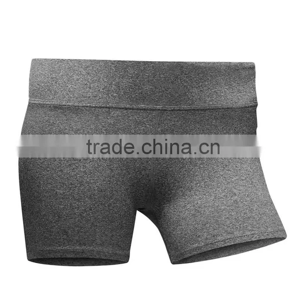 2016 Customized Womens Cotton Sports Running Printed Shorts Fashion Factory Wholesale Womens Athletic Gym Shorts photo-4