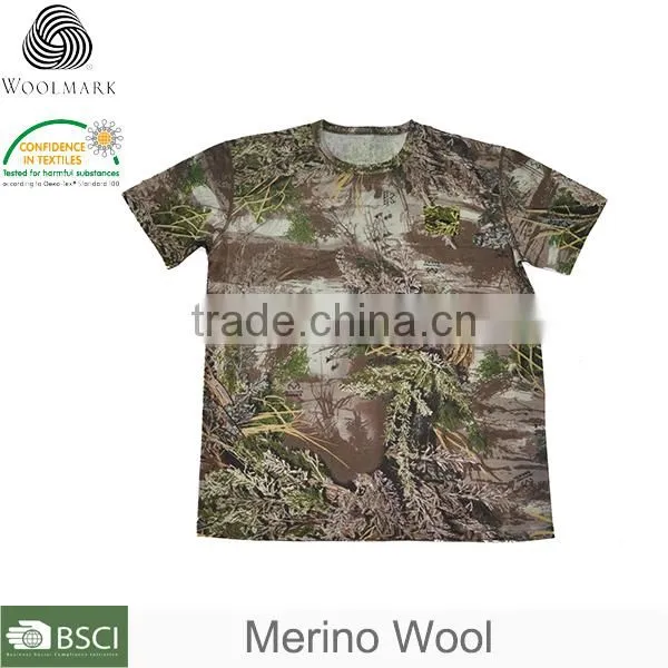 Customize Merino Wool Army Shirt,good Quality Dry Fit Camo Shirt photo-5