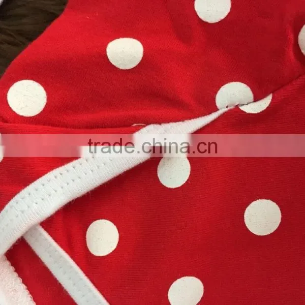 2015 New Red Dot Baby Romper Tutu Romper Dress With Matching Headband and Leg Warmer photo-3