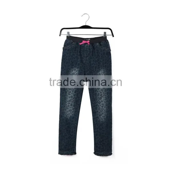 OEM Service Standard Size Unique Design Drawstring Colours Trousers Jeans photo-2