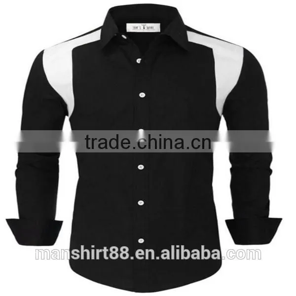 2016 New Wholesale Slim Fit Camisa Custom Mens Casual Dress Shirts photo-2