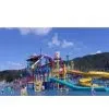 Kids Outdoor Fiberglass And Steel Pipe Aquatic Water Play Structures For Kids Play