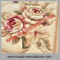 China Machine Made Loop Tile Jacquard Wool Carpet Rugs With PP Backing photo-3
