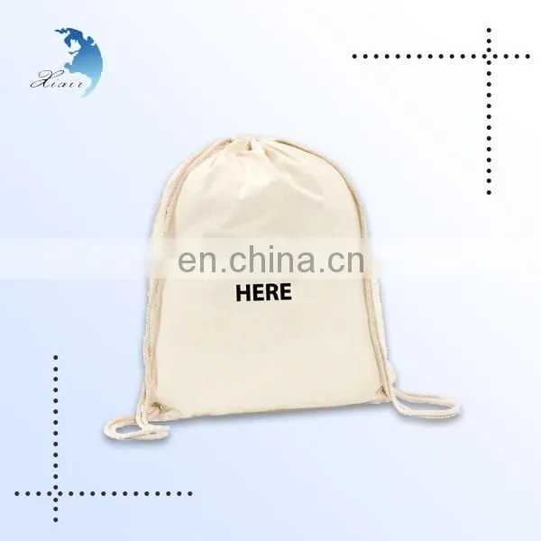 Wholesale Cosmetic Drawstring Packaging Jewelry Cotton Canvas Bag photo-3