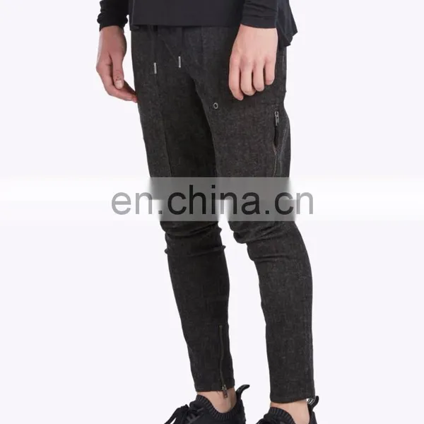 OEM Custom Fashion Cargo Pants Slim Fit Mens Chinos photo-3