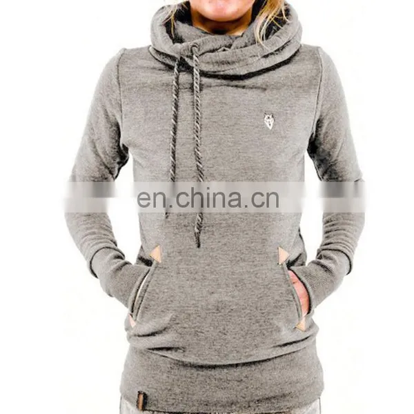 Women Girl Pocket Hoody Hoodie LongSleeve Hooded Sweatshirt Pullover Jumper Coat photo-2