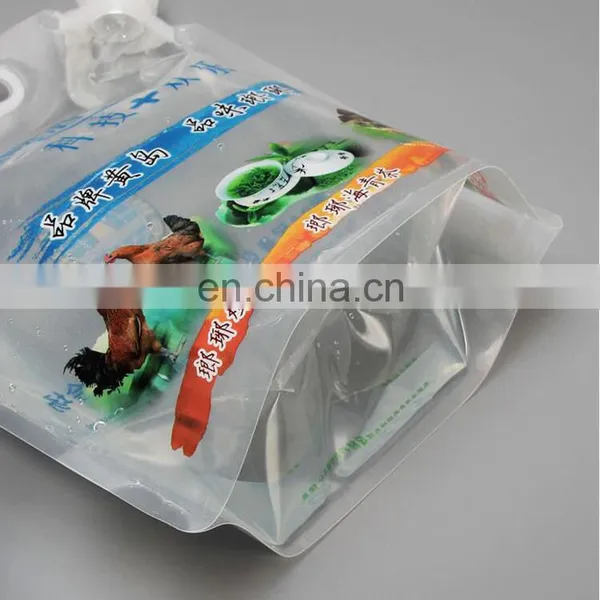 Plastic Safe Food Grade Beer/juice/milk/wine Spout Pouch Bag With Spout Tap With Handle Colorful Printing photo-3