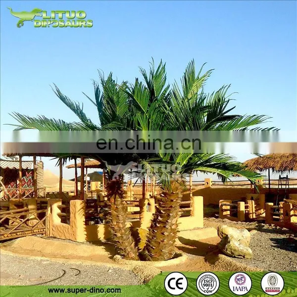 Big Simulation Plant of Artificial Palm Tree