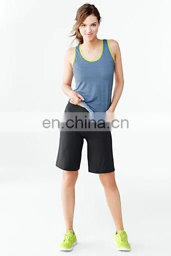 Yihao Trade Assurance Women's Relaxed Sportswear With Pocket Black Shorts photo-3