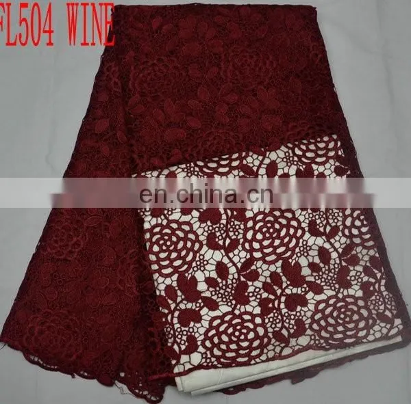 2015 Wholesale Cotton Lace/ African Lace Fabric/ Guipure Lace/ Lace Material/ Heavy Lace photo-3