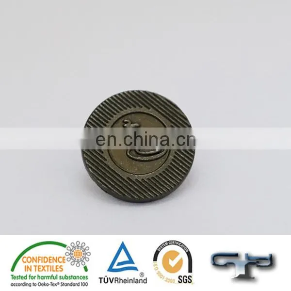 Custom Button Accessories Hardware Logo Laser Out Effect Jeans Button photo-2
