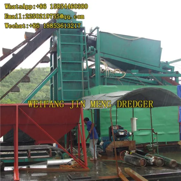 Customized Design 80m³/h River Sand Bucket Chain Gold Dredger photo-2