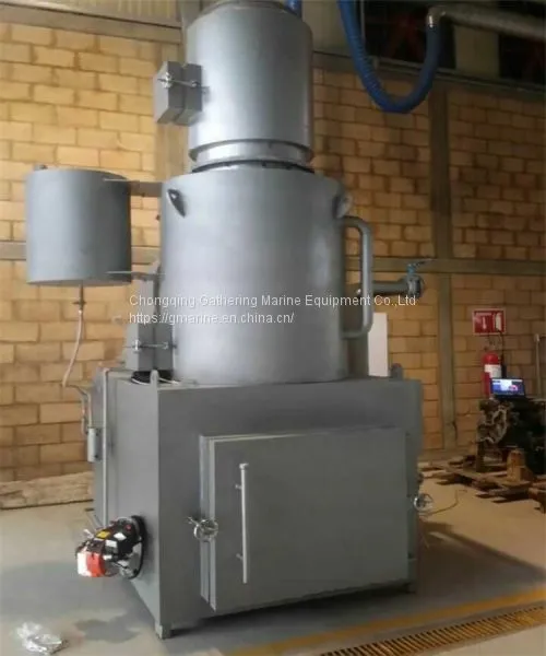 High Capacity Marine Solid Waste Incinerator