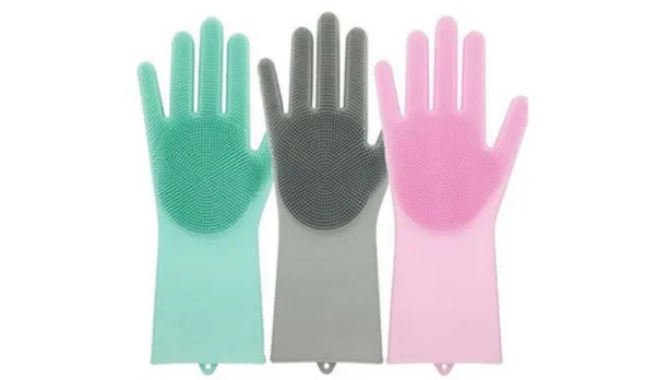 Kitchen Oven Mitts Kitchen Accessories Foldable Silicone Kitchen Utensils Set photo-3