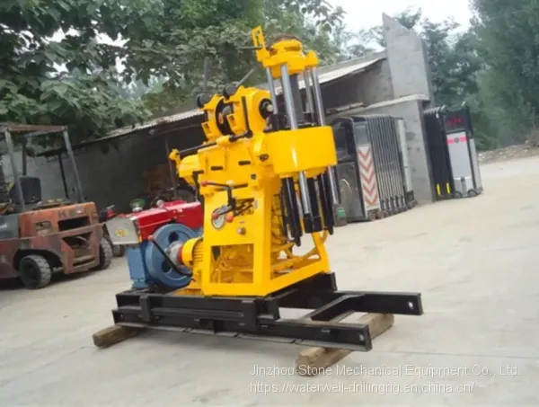 Low Speed Hydraulic Core Drilling Machine , XY-1B Water Borehole Drilling Equipment photo-2