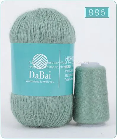 Wholesale Hand Knitting Soft Mink Cashmere Yarn Soft Thread For Crochet Sweater Scarf photo-4