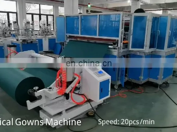 Trade Assurance Supplier Fenestrated Surgical Gowns Drape Making Machine photo-4