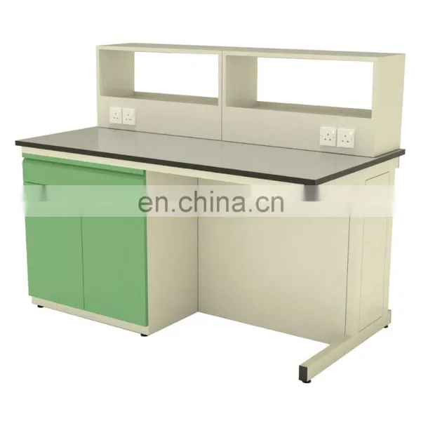 Best Selection for University Laboratory Used Steel and Wood Material Laboratory Chemical Bench Lab Bench Top photo-5