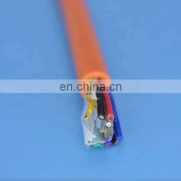 0.75mm Twisted Pair Cable 8 Core Shielded Copper PUR Cable for Pipe Crawler photo-3