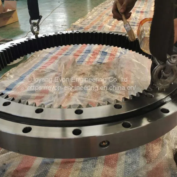 Slewing Bearing for Crane Accessories WITH EXTERNAL GEAR photo-2