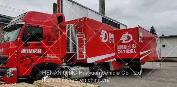 13 m Mobile LED Screen Advertising Roadshow Trailer Truck photo-2