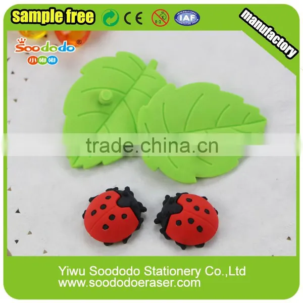 3D Mini Ladybug Eraser photo-2