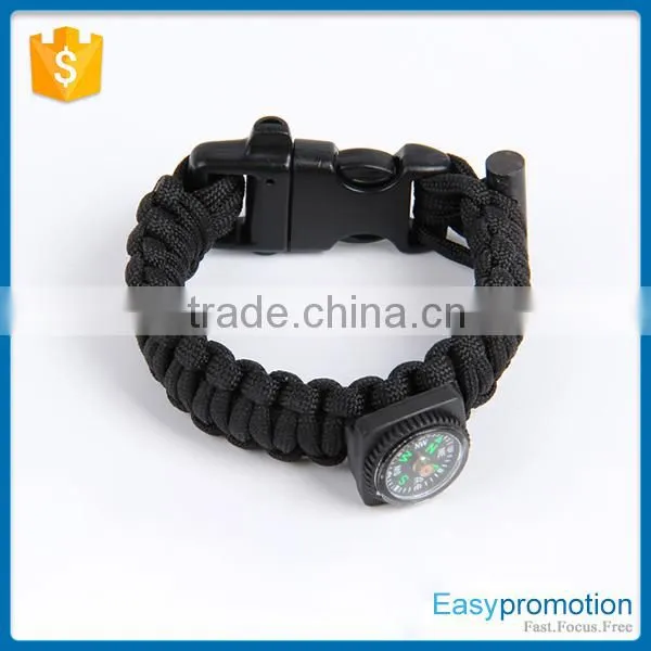 Outdoor Sport Weaving Survival Bracelet/paracord Survival Braided Bracelet Wholesale photo-3