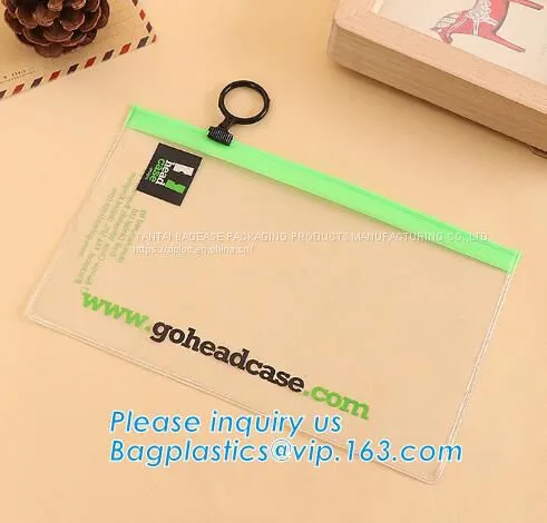 Office Stationery Products, A4 Size, Zipper Pen File Document Folders, Pockets Bags, Organizer, Paper File Folder photo-2