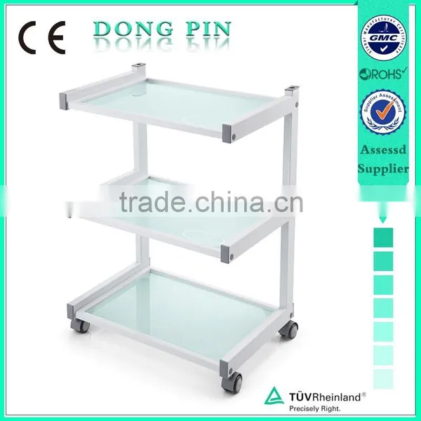 Beauty Salon Equipment Glass Shelf Trolley Medical Facial Trolley Wholesale Quality Choice photo-5