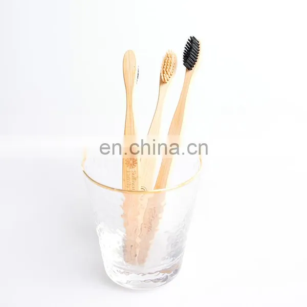 Organic Decomposable Bamboo Toothbrush Household Soft Bamboo Toothbrush photo-2