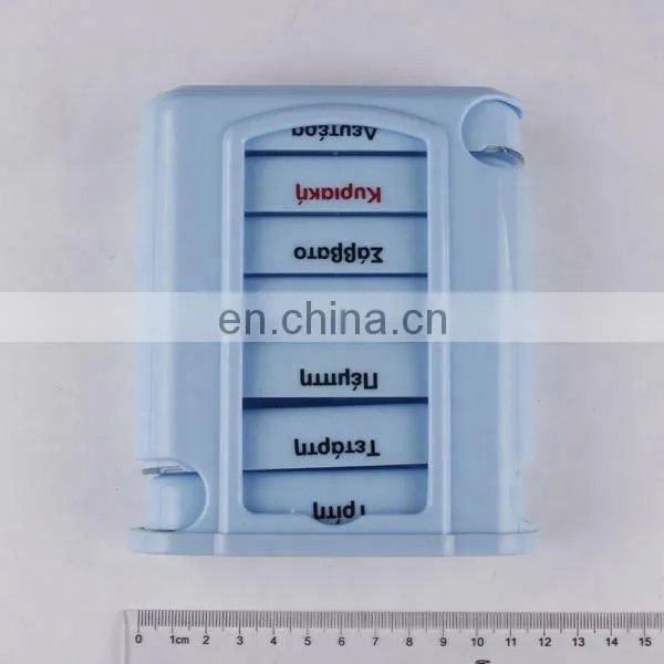 Plastic Pill Case 7 Day Pill Caseweekly Tablet Case photo-4