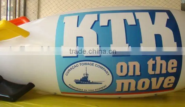 inflatable air blimp with pvc material