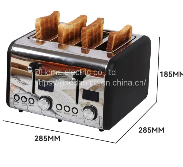 Fully automatic sandwich toaster four slice home mini mini breakfast machine appliances（Wechat:13510231336）
