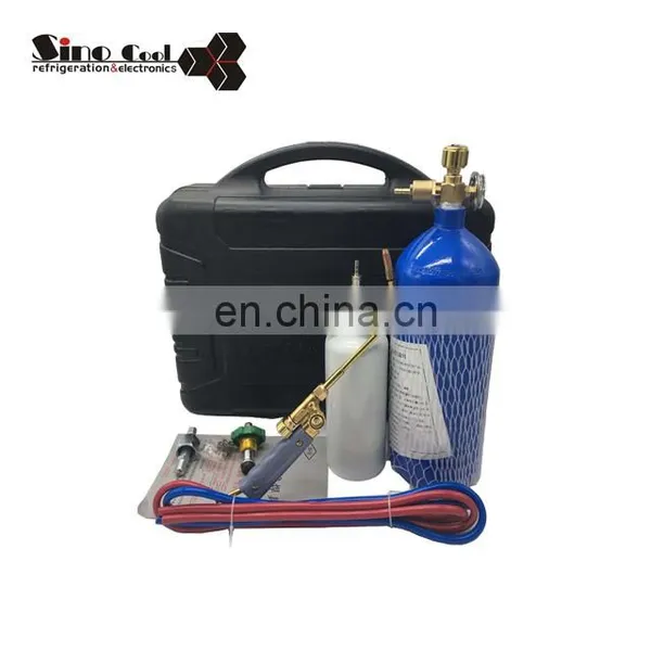 Buen precio. Set de mantenimiento de linterna portátil. Kit de soldadura y corte con botella de gas photo-3