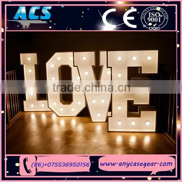 ACS Decorative LOVE Letter Beautiful Standing for Wedding and Decoration Battery LED Marquee Light Letters photo-4