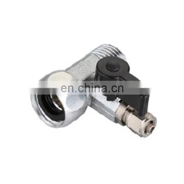 T Piece Lead-free Brass Female Ball Valve For Aluminium Plastic Pipe 3 Way Brass Valves