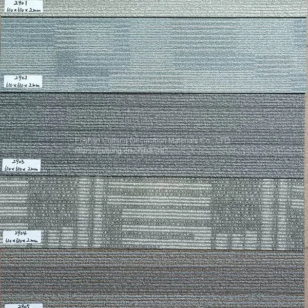 Back Dry PVC Floor Block Plastic Floor Tile Marble Floor Refurbished Straight Paving Stone Plastic Floor Carpet Pattern photo-5