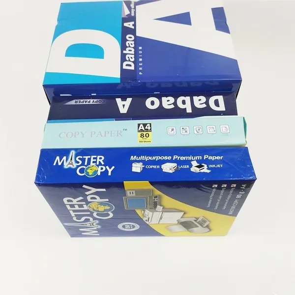 White Office Copy Paper 70GSM/80GSM A4 Paper With Custom Printing Pack MAIL+kala@sdzlzy.com photo-4