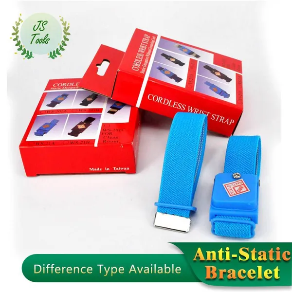 Anti-Static Bracelet Electrostatic ESD Discharge Cable Wrist Band Strap photo-4