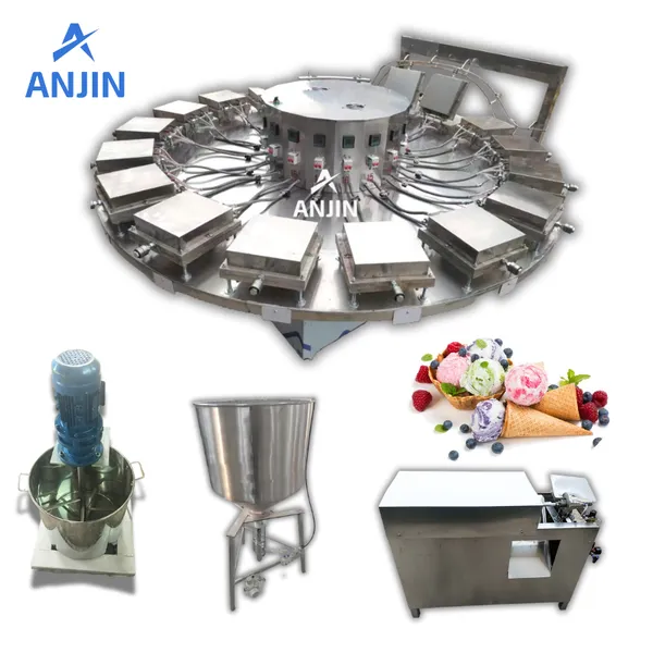 Automatic Cone Rolling Machine for Sugar Cone Waffle Cone photo-2