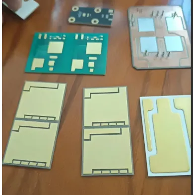 2-layer Aluminum Nitride Ceramic Thick Copper Ceramic PCB+embedded Process Ceramic PCB