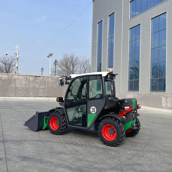 HZM2812T Hysrostatic Telehandler 4WD With Euro V EPA4 Engine Telescopic Wheel Loader