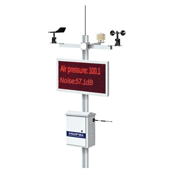 Estación meteorológica de monitoreo ambiental