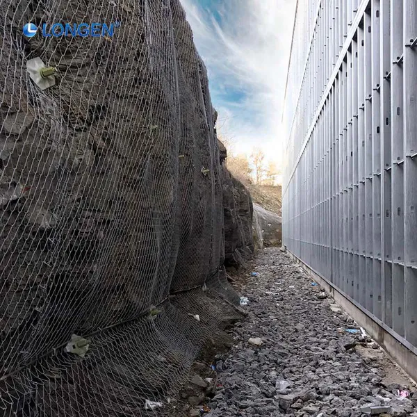 Rockfall Netting G80 4.6 Hot Dip Galvanizing Wire Mesh Landslide Prevention Mesh Secure Unstable Mountain Slopes Effectively photo-3