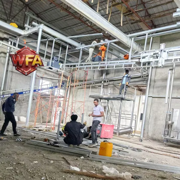 Beef Slaughtering Equipment Cow Butcher Machinery Bull Abattoir Machine USDA Machine Cattle Meat Processing Conveyor Line photo-5